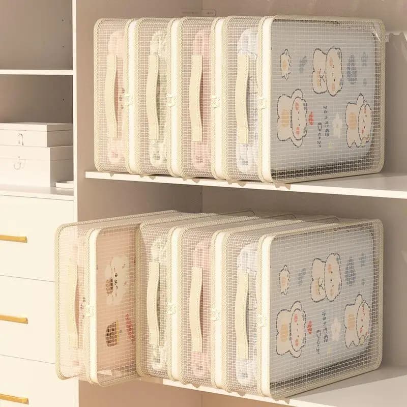 ●Bed Sheet Storage Bags PVC Waterproof Clothes Blankets Packing Box Waterproof Dustproof Clear Zippered Pillow Bedding