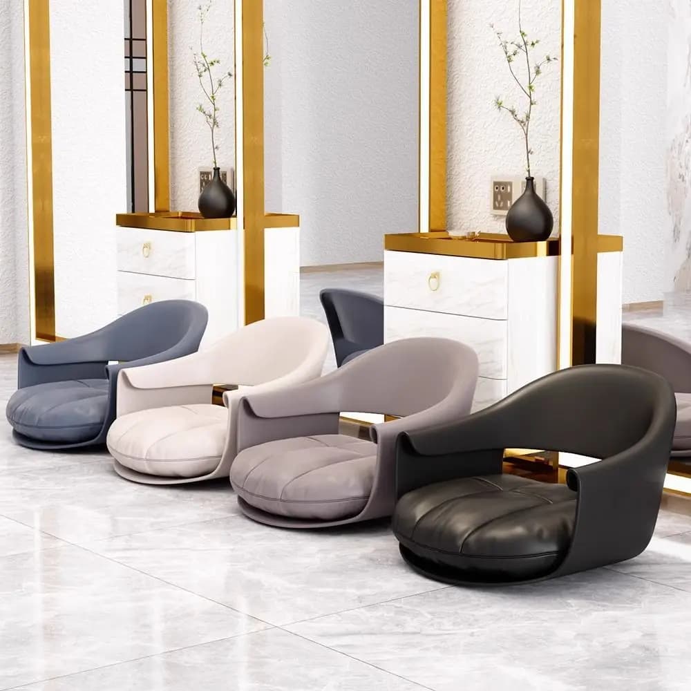 * # High Gamma Hairdresser Chair with Soft and Adjustable Bearing