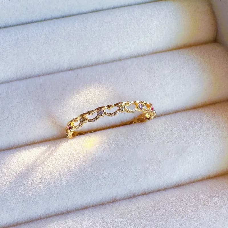 Eleganza matura in stile giapponese, lusso leggero, atmosfera squisita, anelli impilabili ultrafini per le donne, anelli alla moda, unici, versatili, di fascia alta
