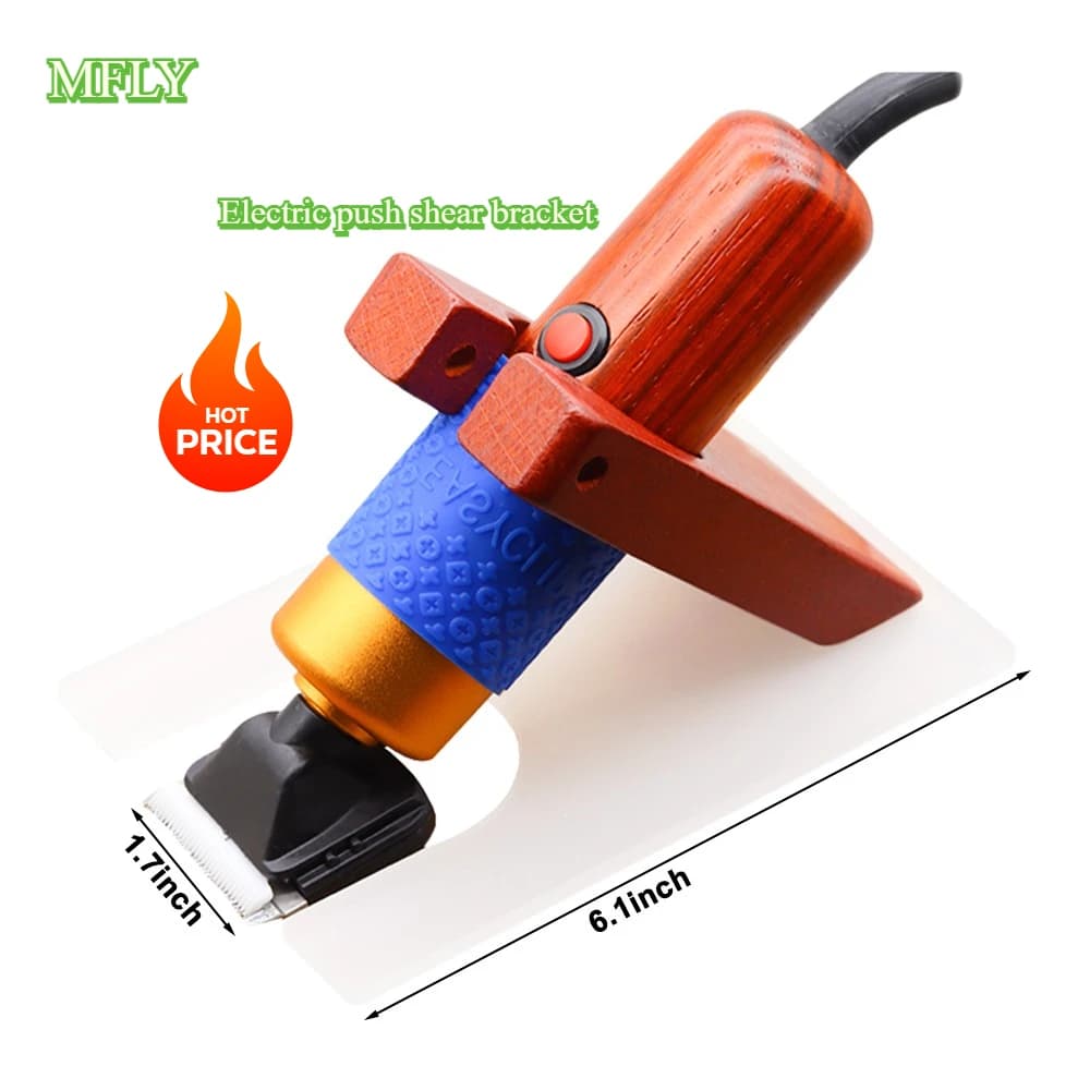 Electric Trimmer Bracket for Mats Solid Acrylic Cutting Guide for Do-it-your Tufting Carpet Tools for Home Office Toiletries