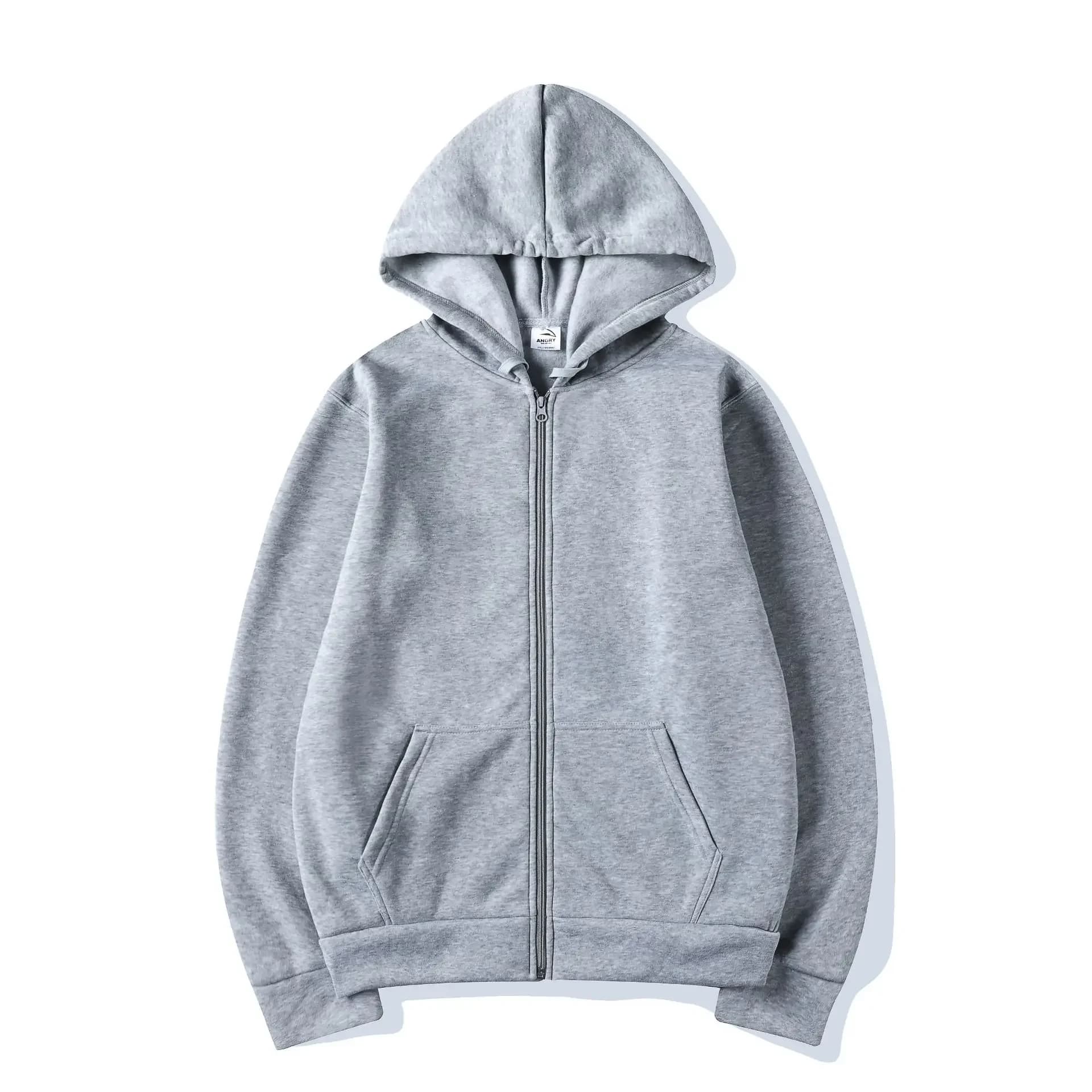 Nuova Collezione Primavera-Autunno 2026: Felpa con Zip per Coppie, Giacca Casual Tinta Unita, Abbigliamento Sportivo da Strada