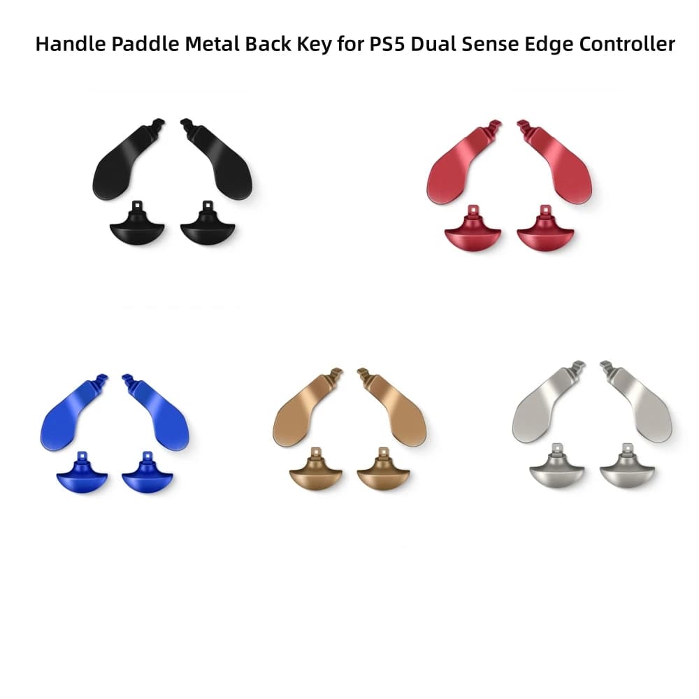 Per PS5 Dual Sense Edge Controller Maniglia Paddle Pulsanti posteriori in metallo Accessori per console di gioco