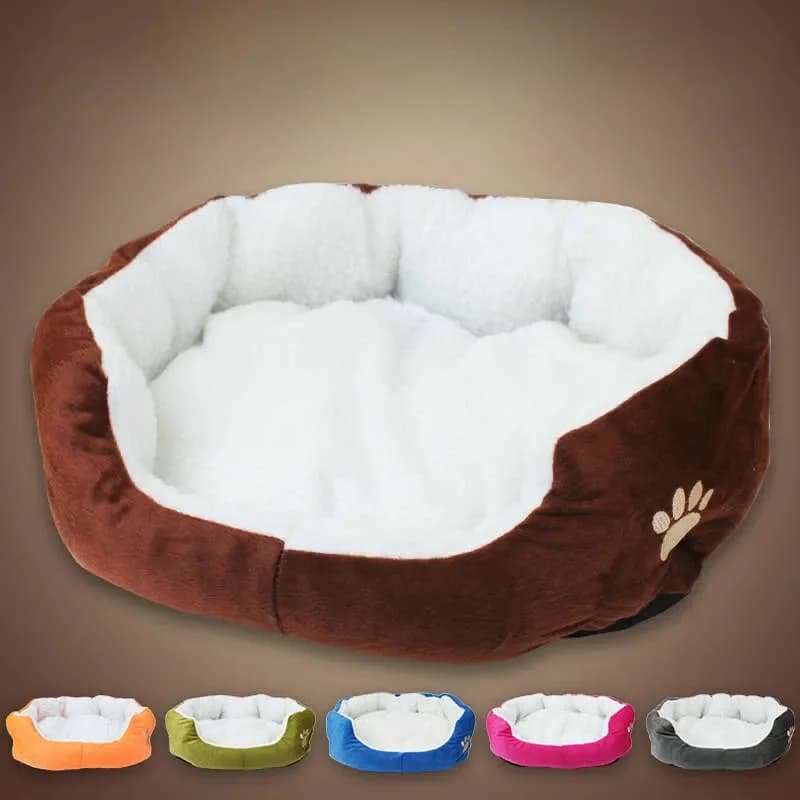 Forniture per letti per cani lavabili super morbidi Tappetino per gatti in peluche Cuccia in lana d'agnello di piccole e grandi dimensioni Teddy Bichon