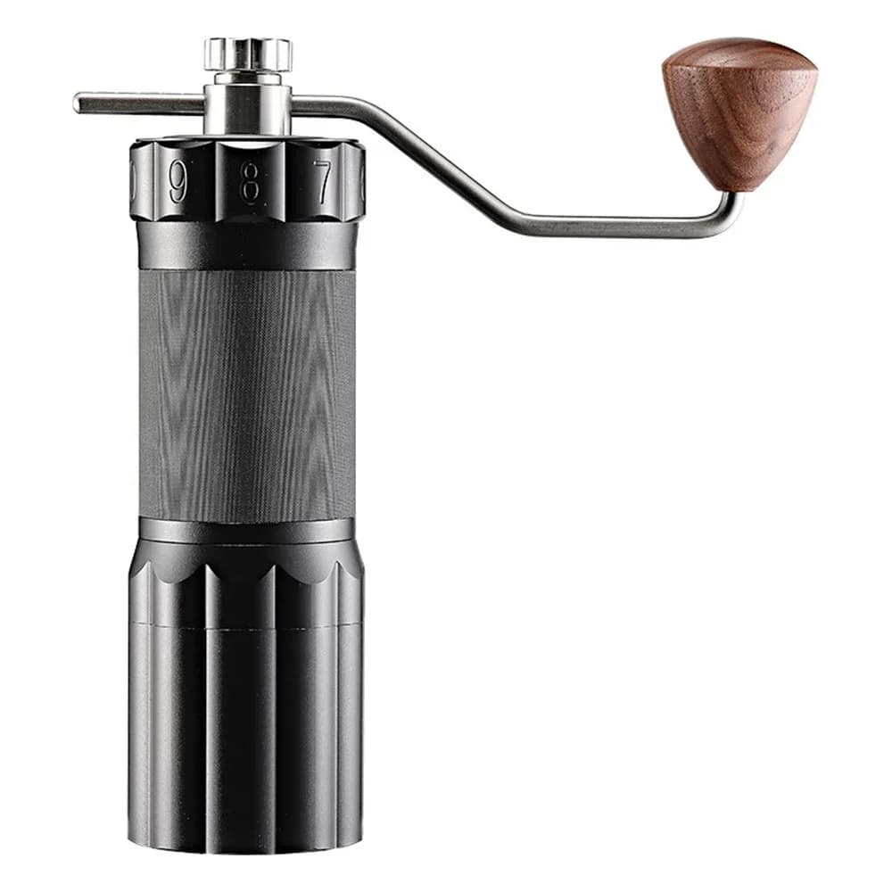38Mm hand crank bean grinder ghost tooth cone knife aluminum alloy body bean grinder manual coffee bean grinder