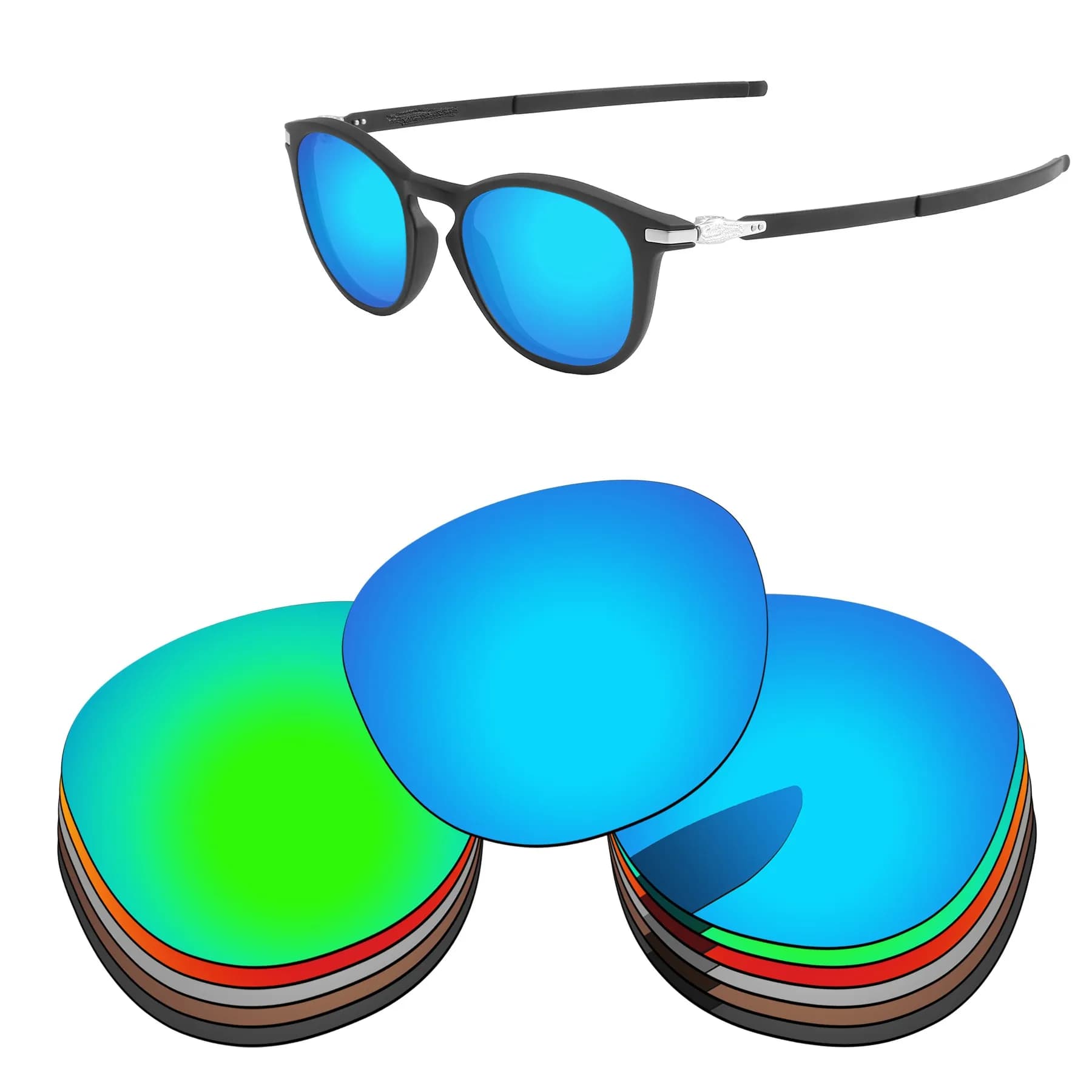 Lenti di ricambio Bsymbo per occhiali da sole Oakley Pitchman R polarizzati - Opzioni multiple