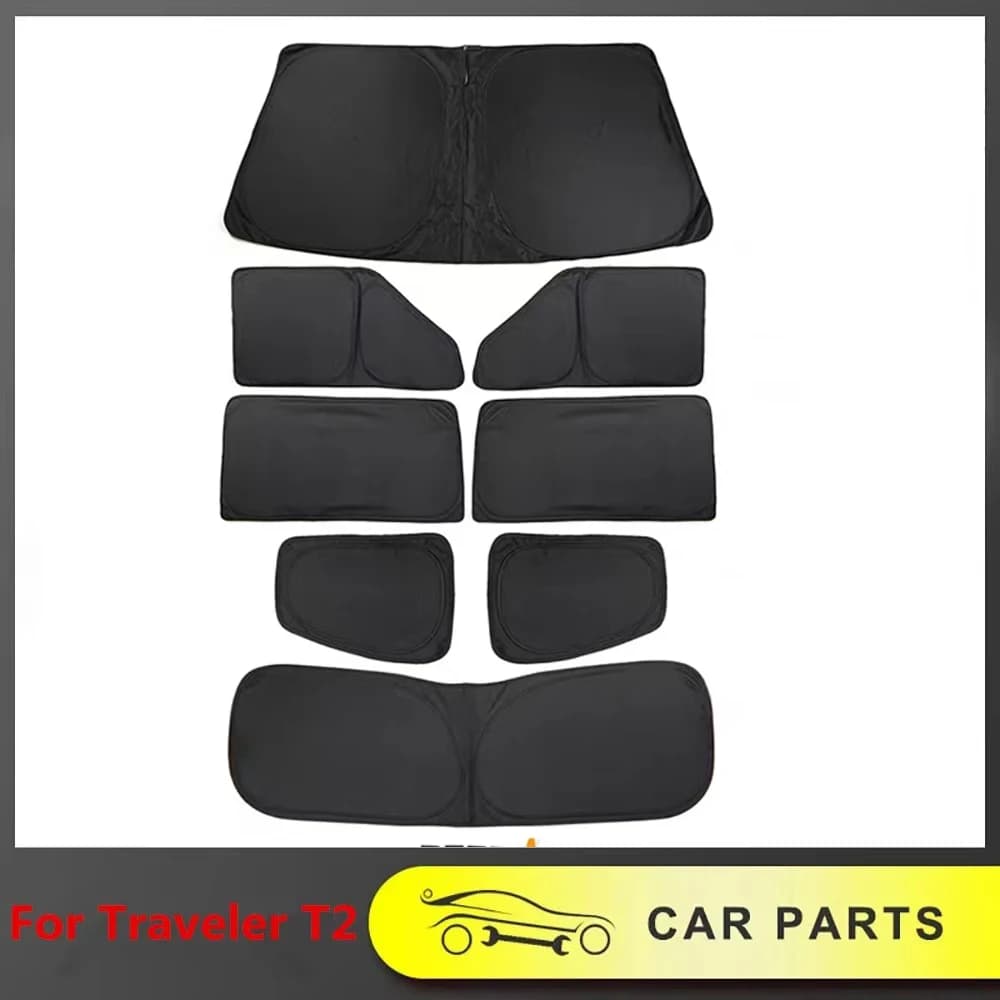 Adatto per Jetour Traveller Shanhai T2 2023-2025 Finestra di automobile Parasole Finestrino laterale Parabrezza anteriore Tenda per la privacy
