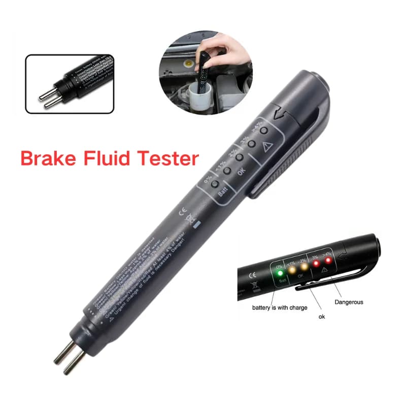 5 LED DOT3 DOT4 DOT5 DOT5 Auto Auto Oil Quality Control Tool with Liquid LED for Automotive Industry