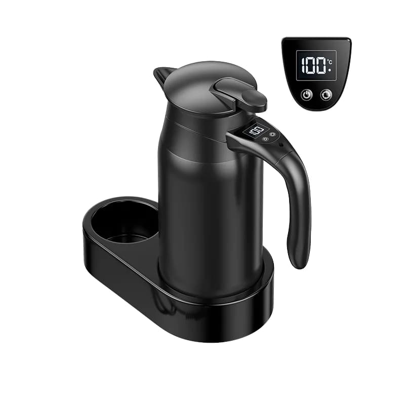 12V/24V intelligent electric kettle for automatic use Stainless steel cup with 100 ° C Temperature control for hot water in car/camion
