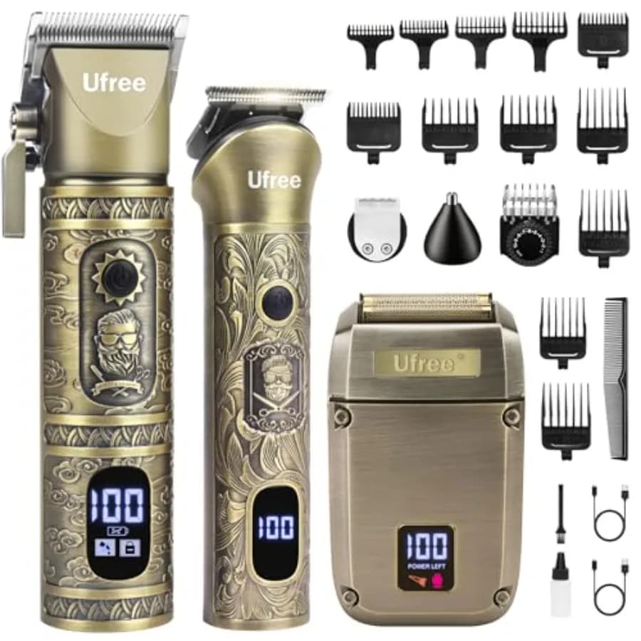 Haircuts Haircuts Razor Men's Razor Electric Haircuts for Men Haircuts and Haircuts Barber Wireless Set Haircut