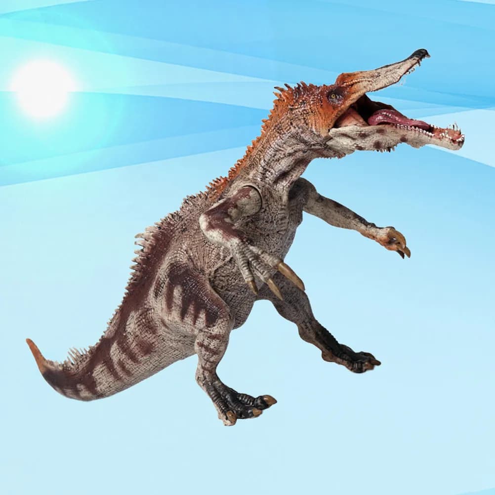 1 Pezzo Dinosauro Baryonyx in Plastica, Simulazione Realistica, Modello Educativo da Collezione per Bambini e Ragazzi