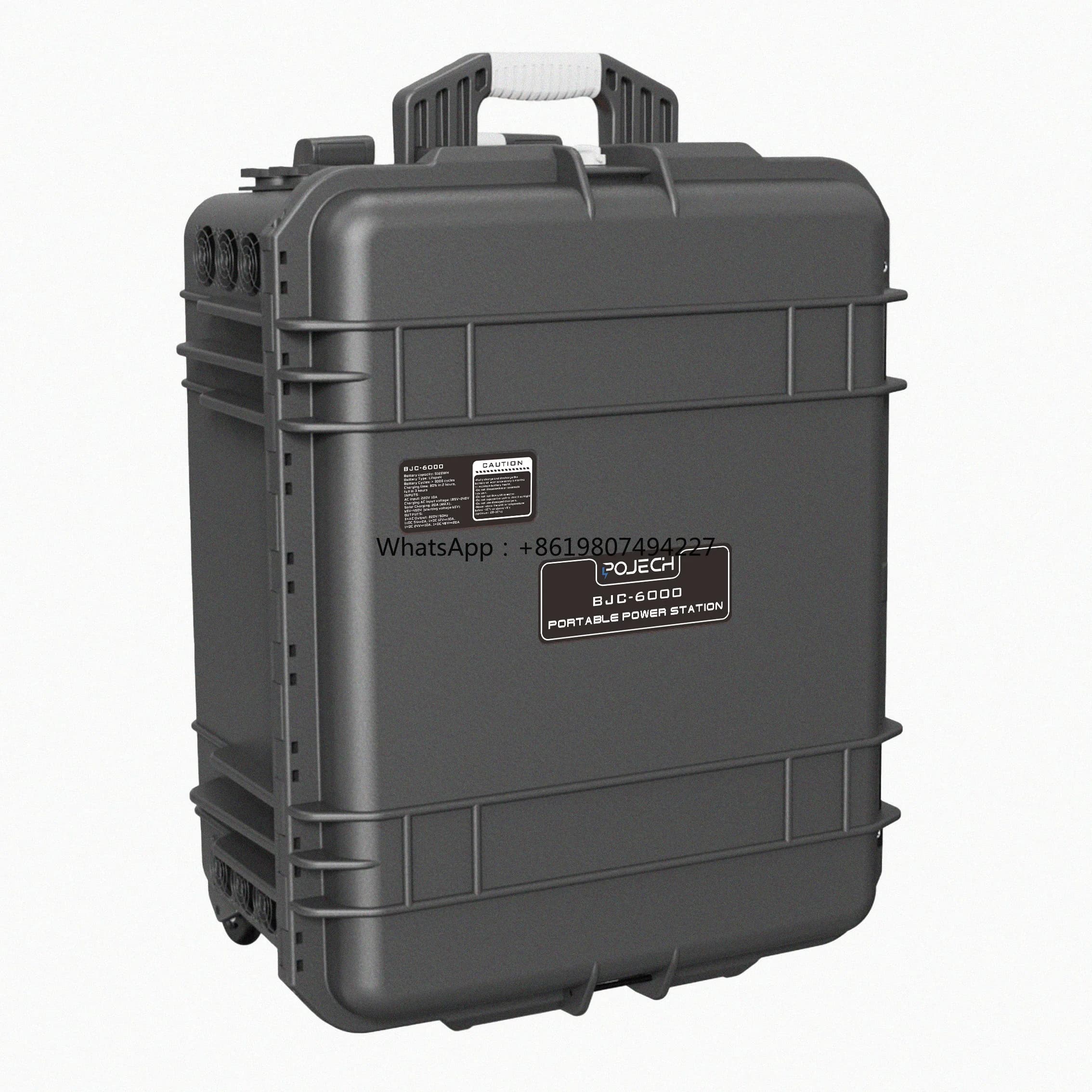 Miglior Generatore Solare da 6000W 110V con Controller MPPT, Batteria LiFePO4 da 5120Wh, Avviatore d'Emergenza per Auto, Stazione di Alimentazione con Spina EU/US/UK e USB