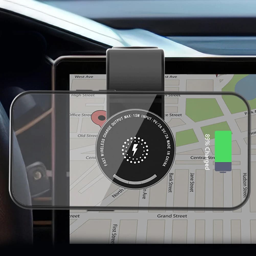 For MagSafe Wireless Car Charger Magnetic Car Phone Holder Bendable Car Phone Mount Phone Bracket for iPhone