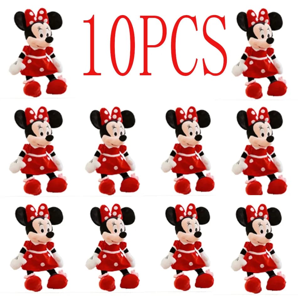 30-35 cm Disney Topolino Peluche Giocattoli Kawaii Anime Topolino Minnie Peluche Ripiene Modelli Decorazione Bambole per I Bambini Regalo Di Compleanno