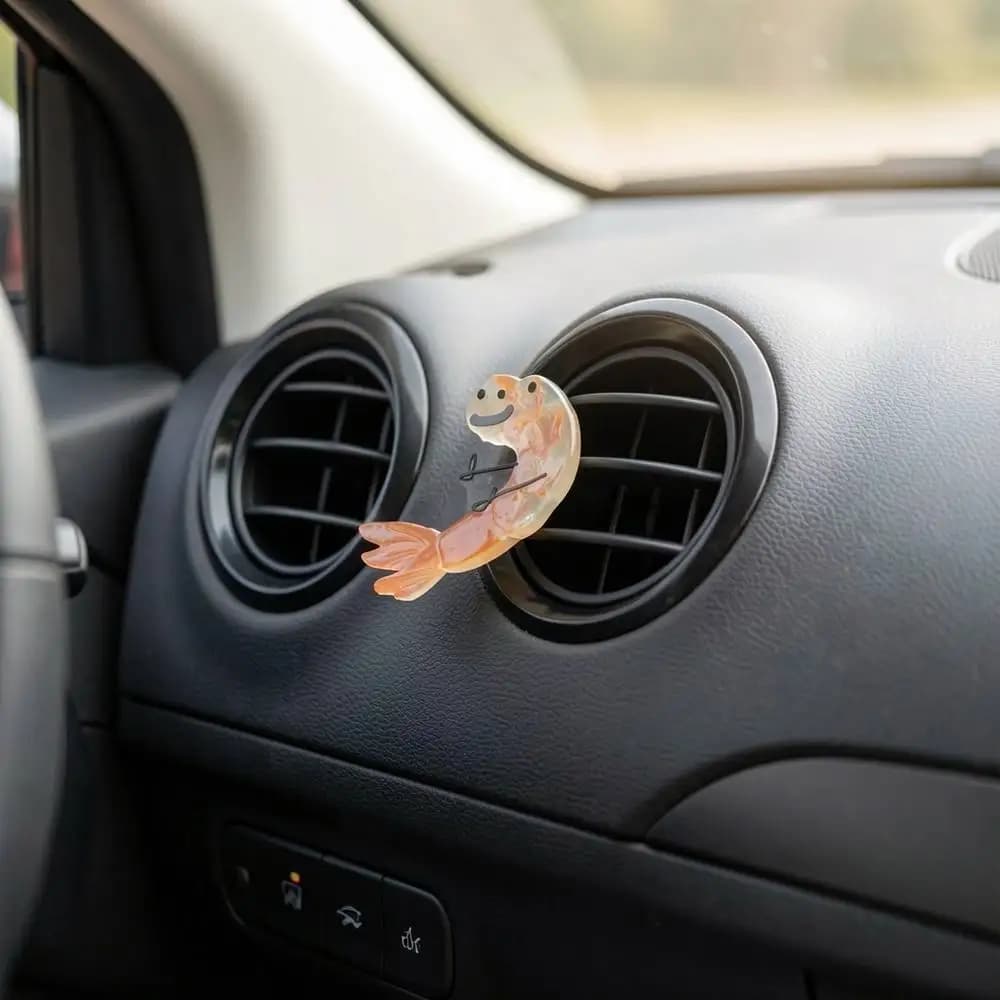 Elegant Car Air Freshener Clip Vent Style Diffuser Scented Fragrance For Auto Cabin Home Office