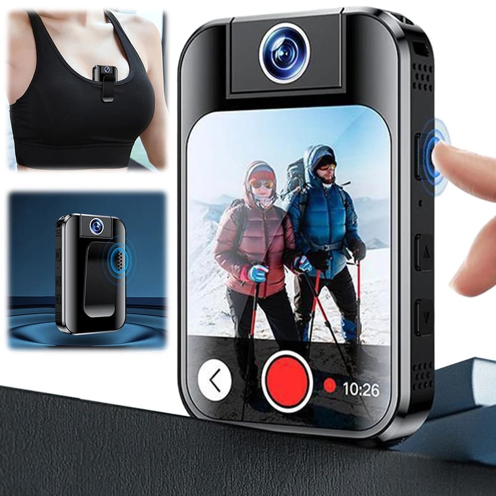 Sports Camera 5K Pocket with Rotating lens, Wi-Fi, Touch screen, Action Cam for Vlog and Beginner Photography