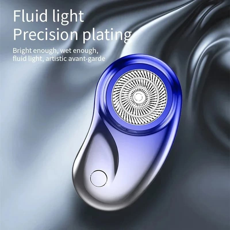Fast Electric Shaver Beard Trimmer USB Rechargeable Portable Waterproof Washable with Smart Power Display for Home Travel