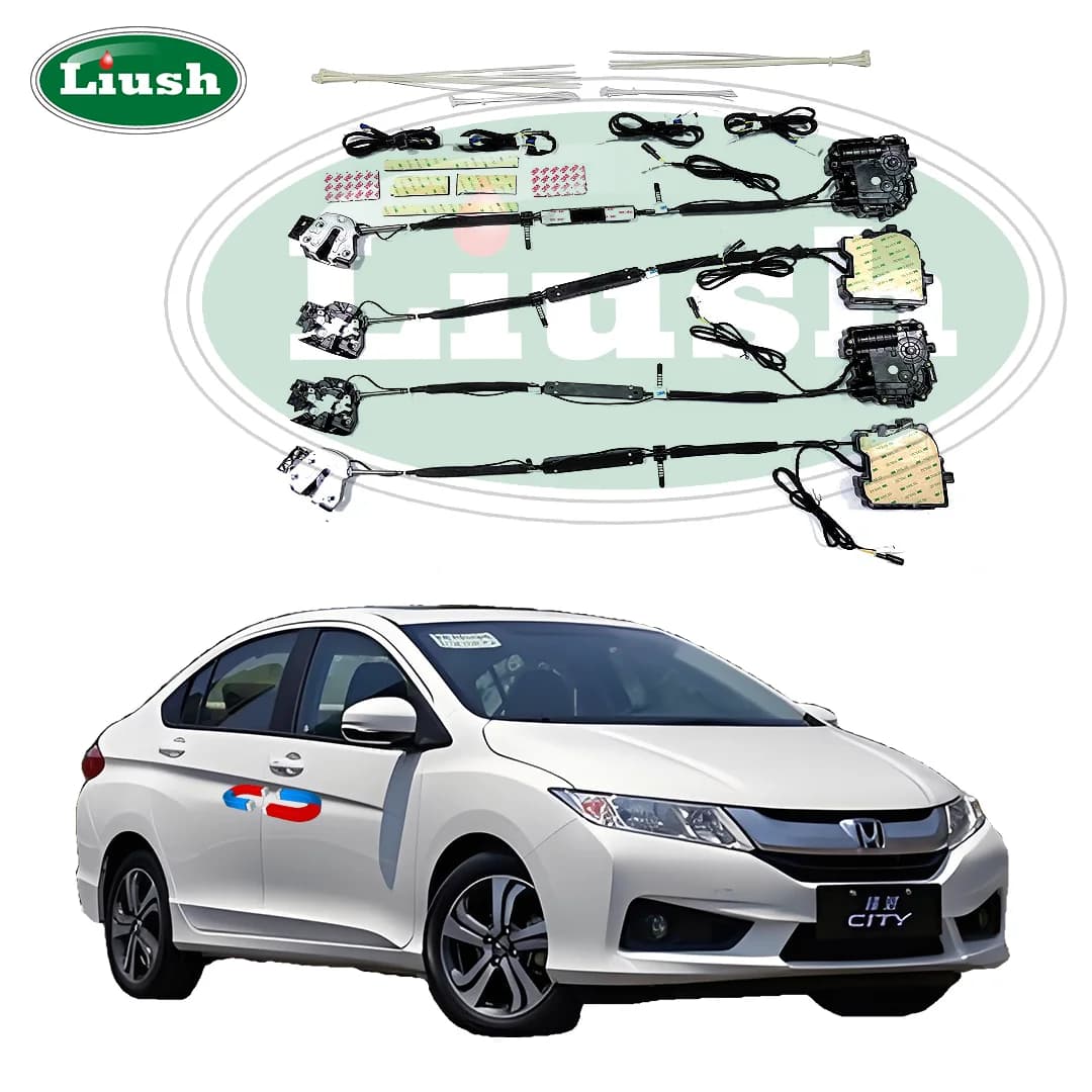 Kit di retrofit del sistema di porta di aspirazione automatica elettrica Smart Lock Power per il prezzo di fabbrica di chiusura ammortizzata del magnete della porta dell'auto Honda City