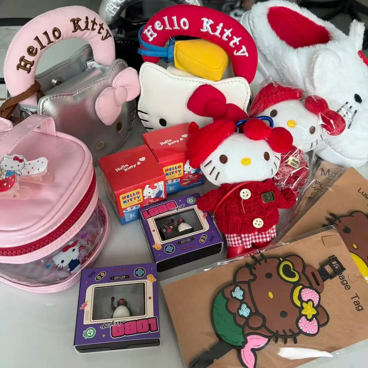 Hot Promotion Hello Kitty Slippers,Makeup Bag,Keychain,Mini Makeup Mirror