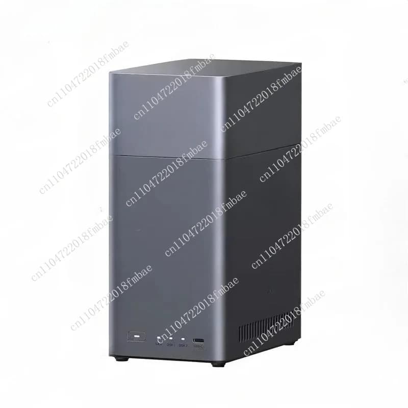 DH2300 Diskless 2-Bay NAS 60TB Capacity 8GB LPDDR5 1GbE Network Storage for 4K Multimedia
