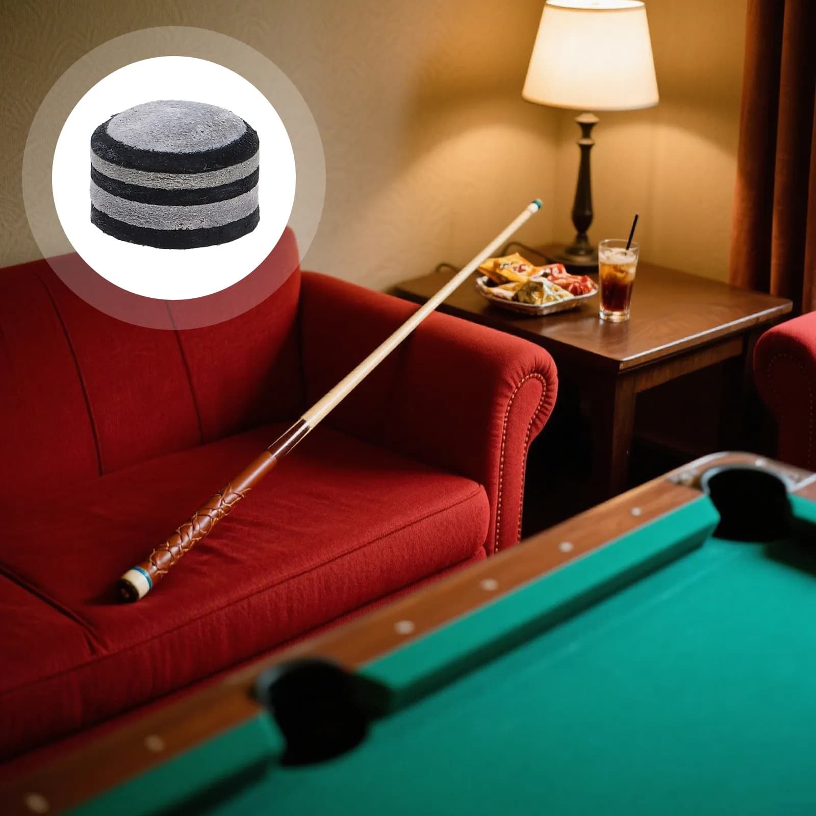 Puntali per Stecca da Biliardo a 6 Strati Laminati, Bianco e Nero, 10mm, Adesivi, di Ricambio per Stecche da Snooker e Biliardo