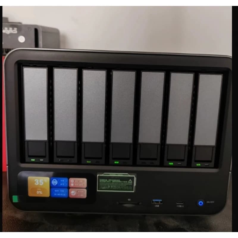 WTR‑MAX 8845HS NAS Server, Dual 10GbE 11‑Bay Network Storage for Home & Office