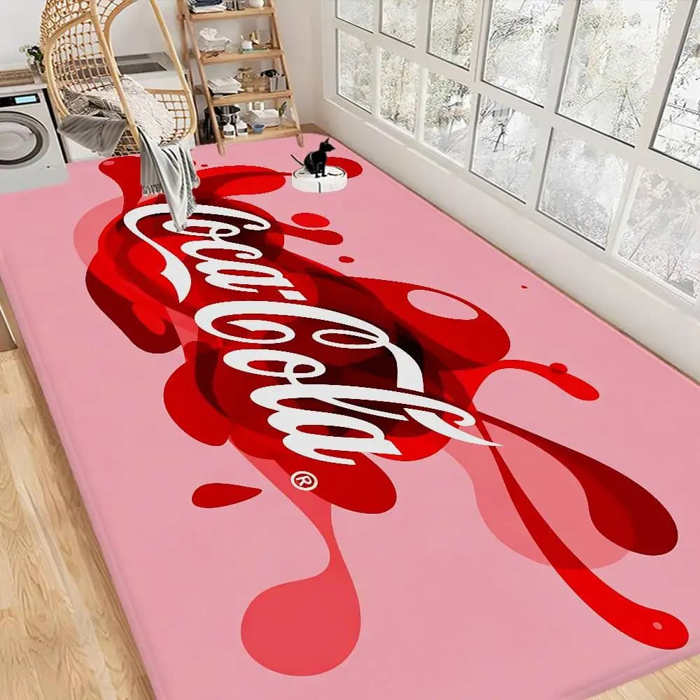 Tappetino per porta d'ingresso C-Coca C-Cola, stile nordico, tappetino per la casa, tappetino per bagno e toilette, tappetino decorativo per camera da letto e hotel