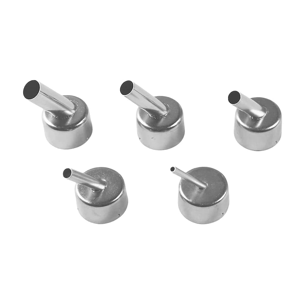 Ugello per saldatura da 3-10 mm con angolo curvo di 45 gradi, ugello per pistola termica, manicotto per ugello per stazione di rilavorazione ad aria calda 858/858D
