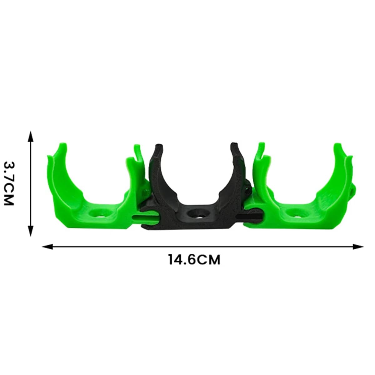 AT59 Clip per palline da golf a tre palline Antiscivolo Facile da smontare Morsetto per palline da golf Accessori da golf riutilizzabili per rack da golf