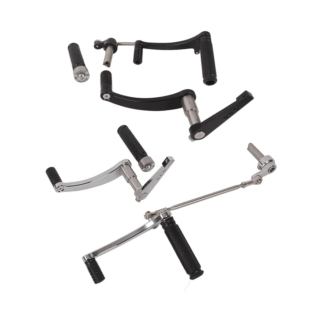 Pedane Posteriori Nere per Passeggero Moto BMW R75 R90 - Accessori