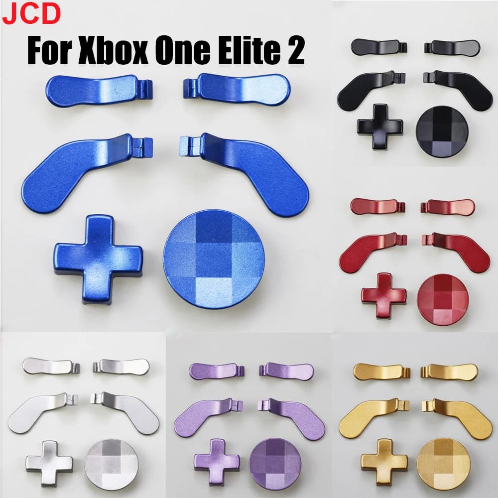 JCD 1pcs Controller di gioco pulsante di attivazione accessori per Controller di gioco per Xbox One Elite 2 Set di sostituzione Keycap