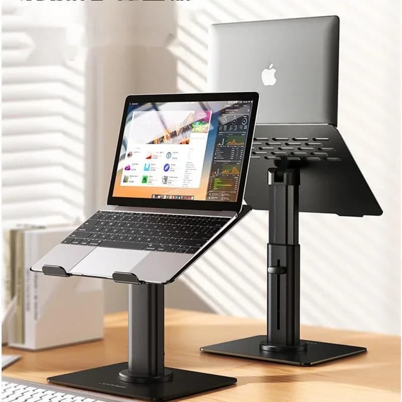 Supporto per Laptop verticale con dissipazione del calore staffa in lega di alluminio due in uno, Rack di supporto per sollevamento regolabile per Computer