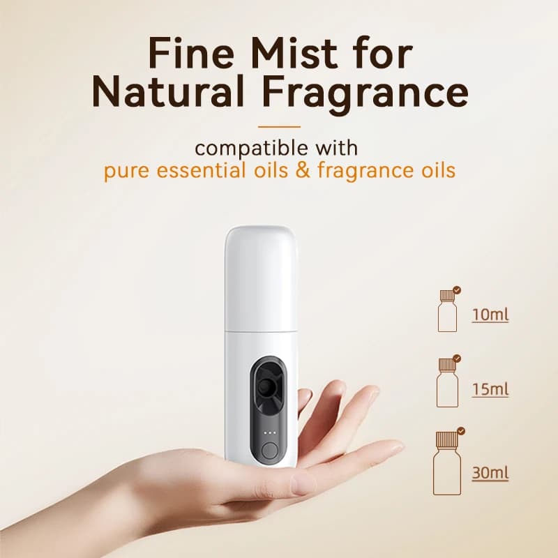Diffusore di olio essenziale senza acqua Spina a muro Diffusore di olio aromatico Nebbia fredda Macchina per profumo elettrico intelligente per la casa