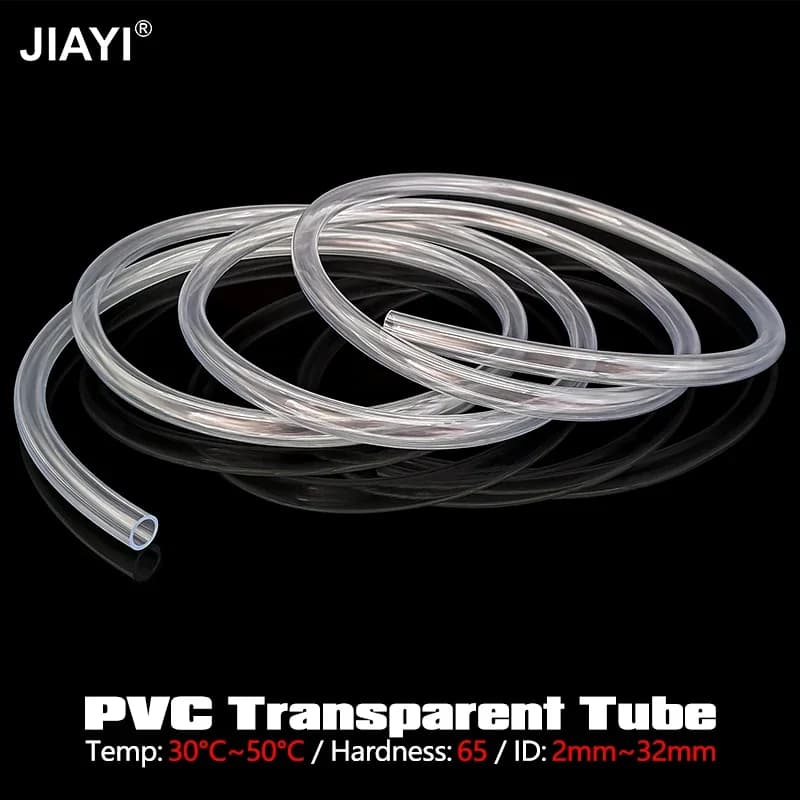 Odorless Transparent PVC Water Tubing Flexible Clear Plastic Hose ID 1 2 4 6 8 10~32mm Aquarium Air Line Garden Irrigation Pipe