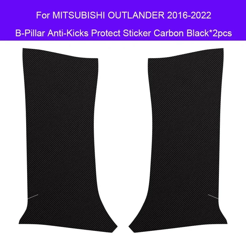 Auto B-Pillar Anti-Sporco Door Anti-Calci Protect Pad For MITSUBISHI OUTLANDER 2016-Presente Tronco Accessories Graffi resistors