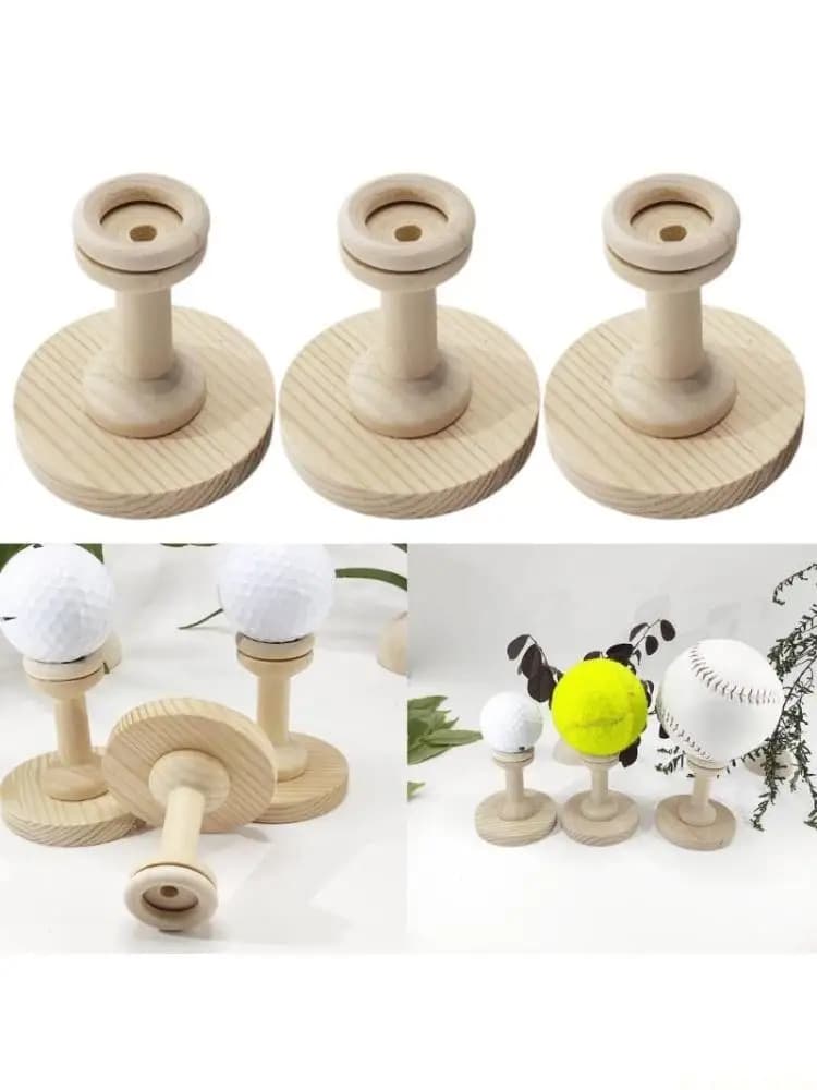 M5TC 3 pezzi Decorazione per rack stoccaggio per palline sportive da golf tennis per amici amanti dello sport
