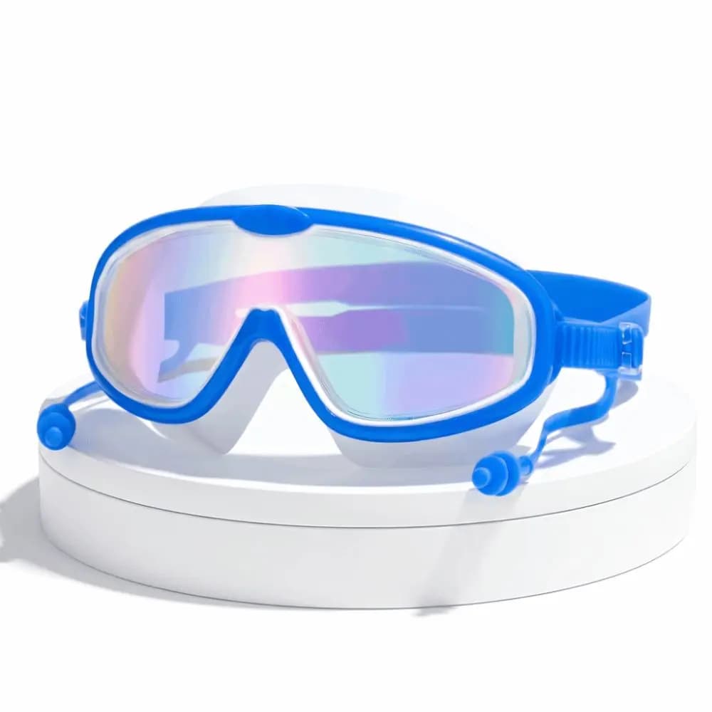 Anti-Fog Swimming Goggles Wide View HD View Big Frame Swim Goggles Waterproof Multi-color Large Frame Swim Goggles For Kids