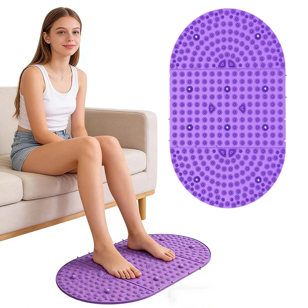 Yoga Plantare Massage Mat Typing Table Foot Relaxation for Long Seat Workers Acupuncture Point Massage Mat for Home Use