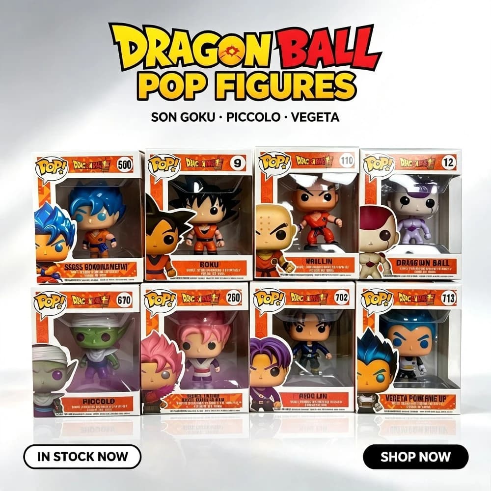 Dragon Ball Funko POP Collectible Figures Goku Piccolo Frieza Trunks Anime Model Desktop Decor Party Gift