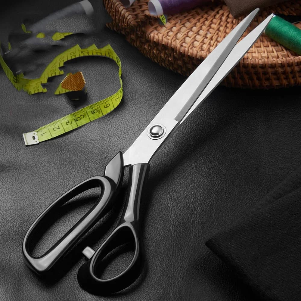 10 inch stainless steel tailoring scissors for professional garment scissors for durable fabric sewing tools