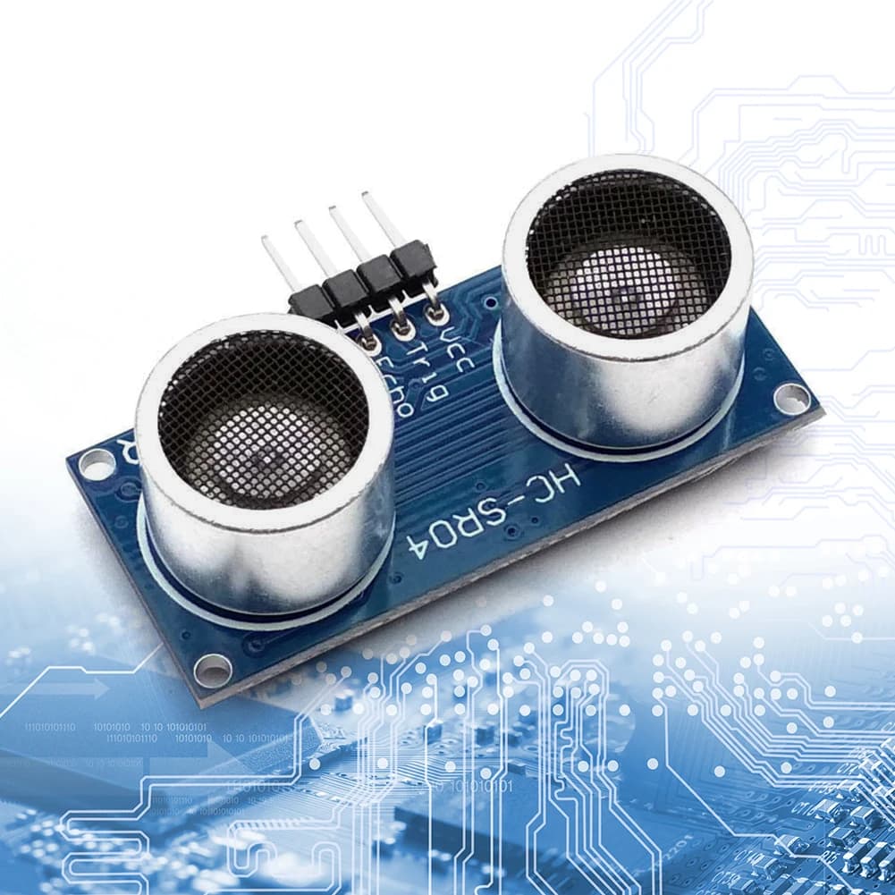 Sensore a ultrasuoni HC-SR04P da 2-6 pezzi, modulo di rilevamento a onde ultrasoniche, sensore di distanza a tensione ampia 3-5.5V per Arduino