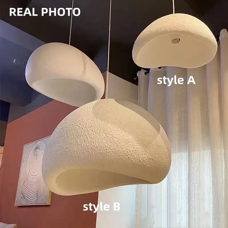 Nordic Bar Wabi Sabi E27 Led lampada a sospensione Loft minimalismo Led lampada a sospensione cavo sospensione lampada per Bar ristorante lampade