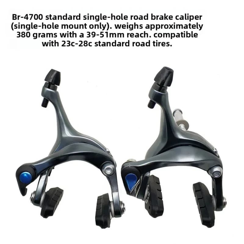 For Shimano Tiagra BR-4700 Brake Caliper Road Bike Dual Pivot C-Brake Rim Brake Front Rear Calipers With Aluminum Brake Pads
