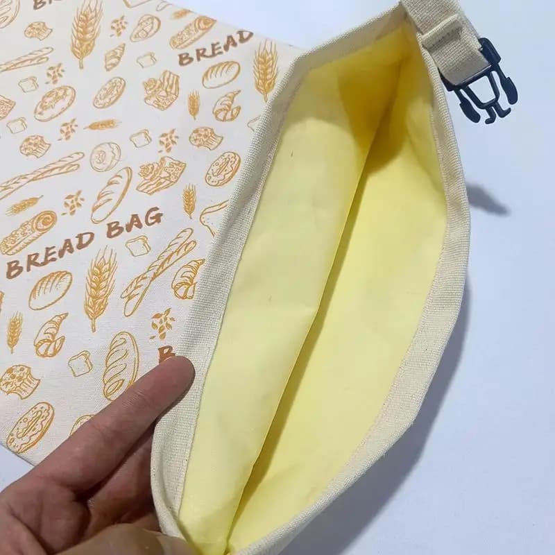 30x39 cm Borsa per la conservazione degli alimenti Borsa per il pane riutilizzabile in cera d'api Mantenere la freschezza per i giorni Contenitore per il pane per la conservazione degli alimenti Panetteria
