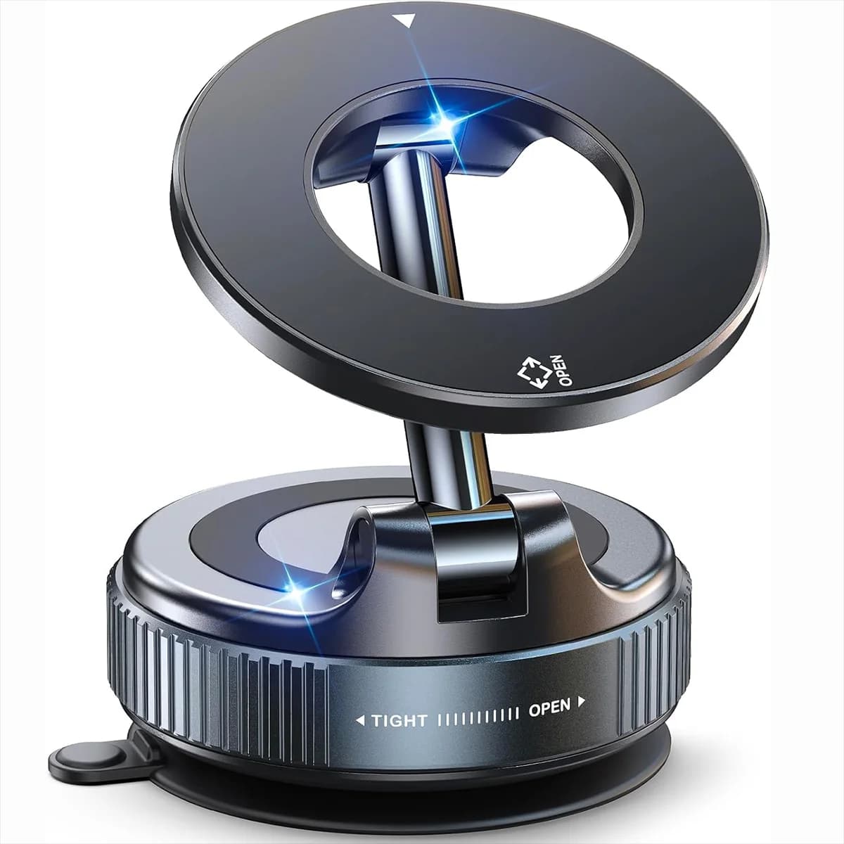 2026 Supporto per telefono magnetico per auto sottovuoto aggiornato 360 ° Supporto per telefono rinforzato con ventosa ultra da 96 libbre per telefono cellulare MagSafe