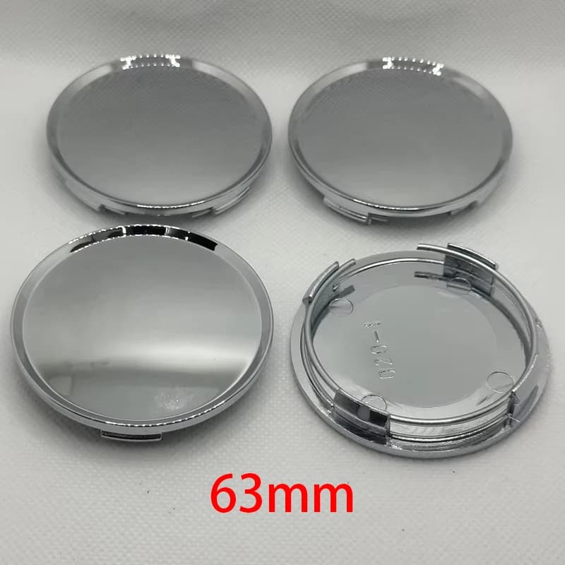 4 pz/set 63mm ABS Auto Wheel Center Cap Coprimozzo a prova di polvere Nero Auto Veicolo Cerchione Mozzo Cap Auto Parti di Ricambio Accessori