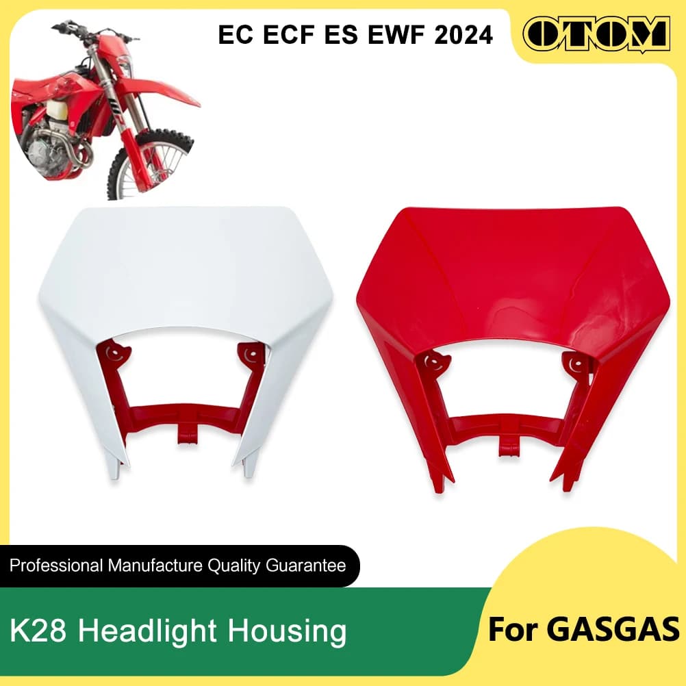 OTOM 2024 Faro Del Motociclo Alloggiamento Della Protezione Della Copertura Del Faro Testa Della Luce Maschera Per GASGAS EC ECF ES EWF 250 300 350 450 500 Bici