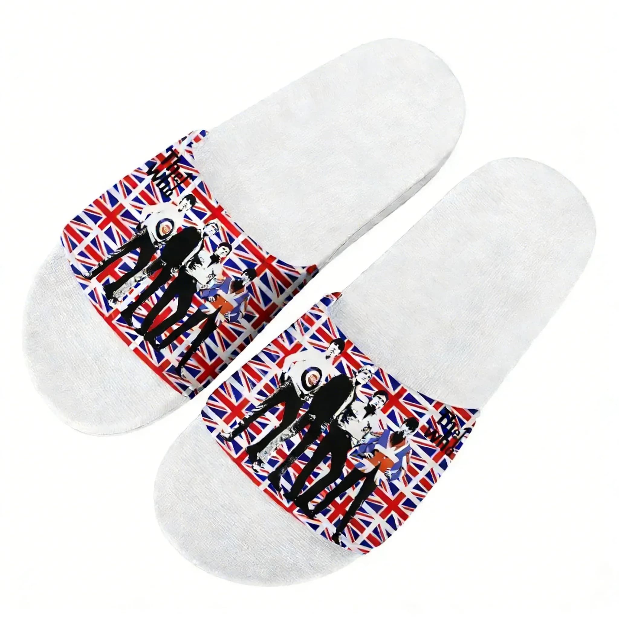 The Who Sandals Ciabatte da Casa, Scarpe Acquatiche, Sandali per Uomo Donna Ragazzi, per Bagno, Spiaggia, Piscina, Personalizzabili, Ciabatte Estive