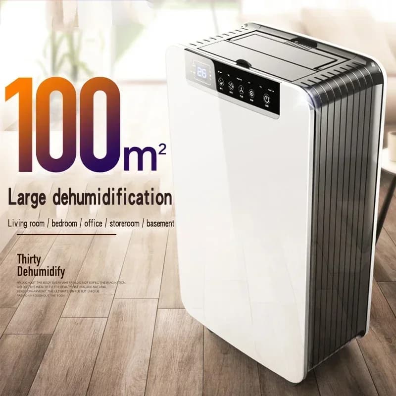 30L/Day220V Deumidificatore Deumidificatore camera da letto domestica deumidificazione Seminterrato industriale Deumidificatore ad alta potenza Piccolo asciugatrice