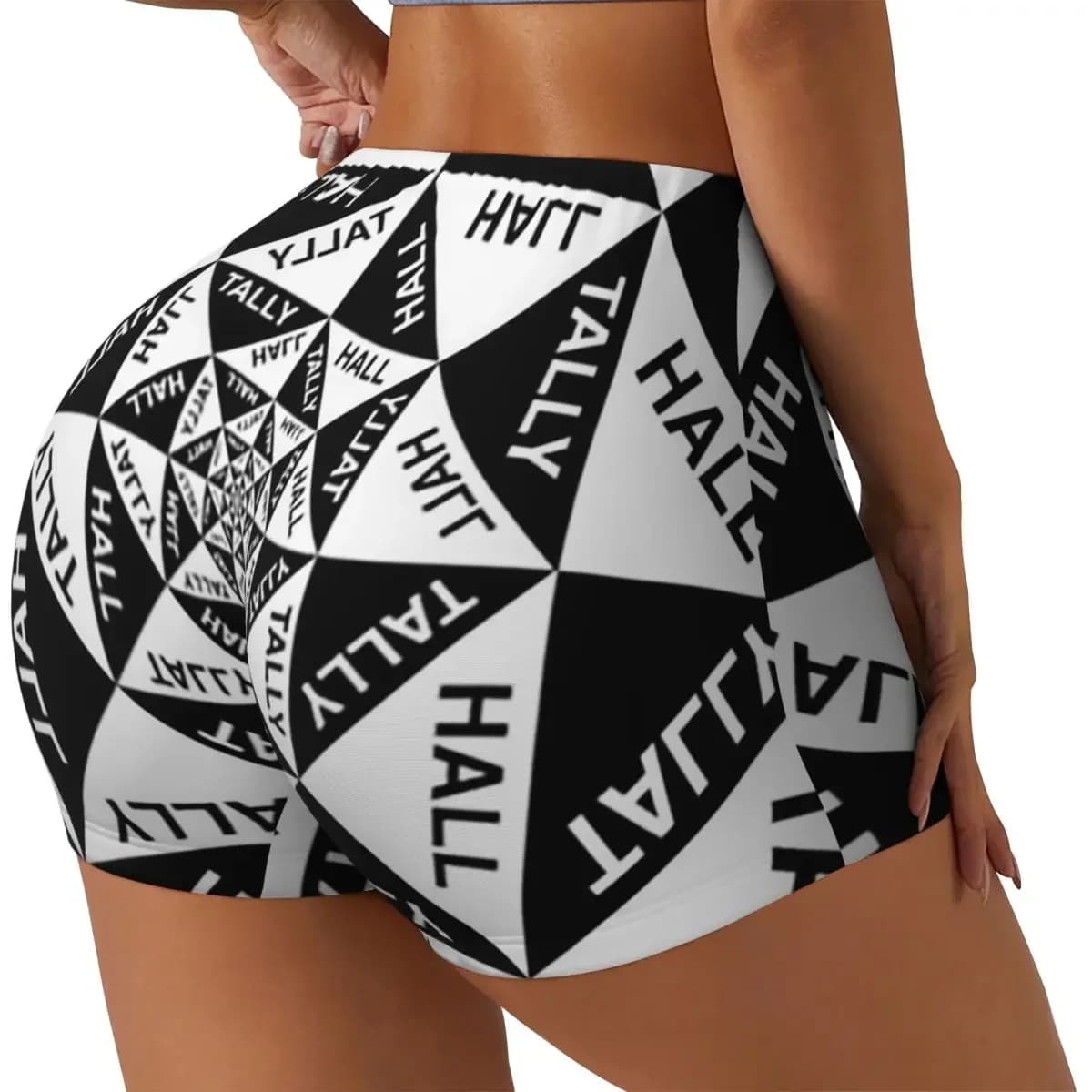 Custom New 02 Tally Hall Band Logo Genre Indie Pop Women Gym Workout Running Shorts Athletic Volleyball Biker Yoga Shorts