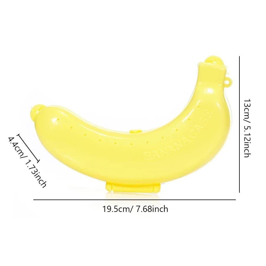 Scatola Protettiva per Banana, Contenitore Riutilizzabile Antiurto, Portatile per Viaggi, Picnic e Pranzo all'Aperto